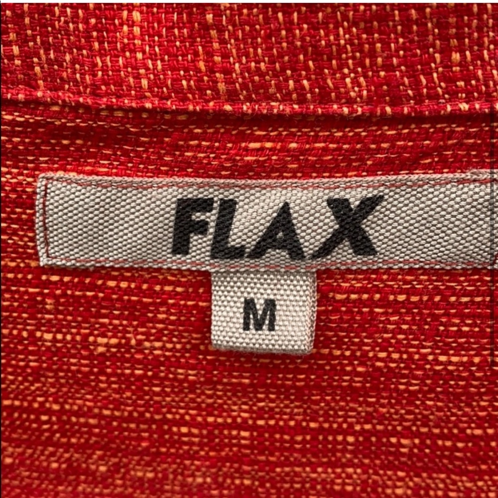 Flax | 100% Linen Button Down Jacket Size Medium … - image 2